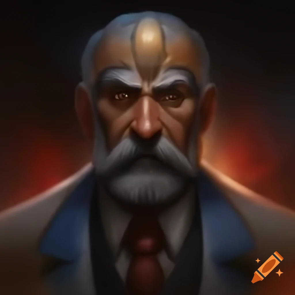 Illustration of Dr. Mike as a Jewish evangelist figure