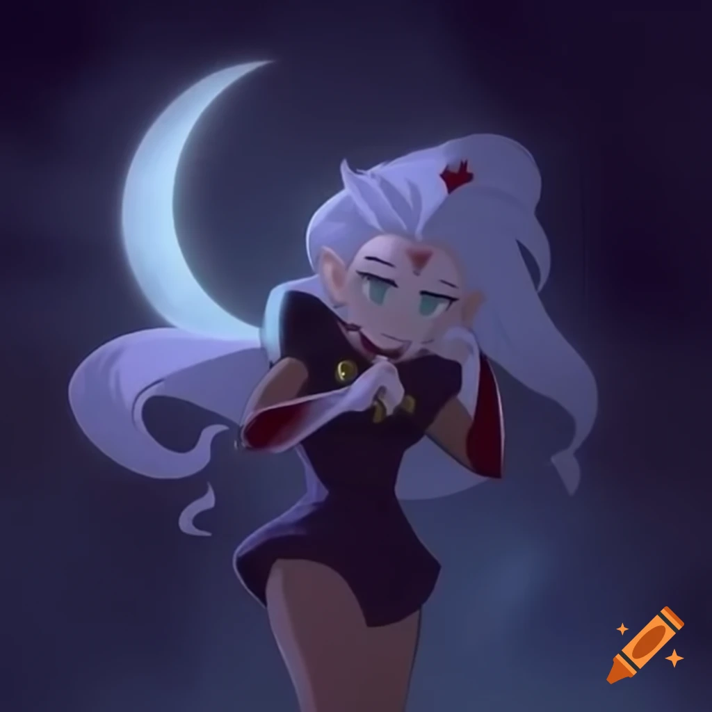 Eda and Sailor Moon in an artistic showdown