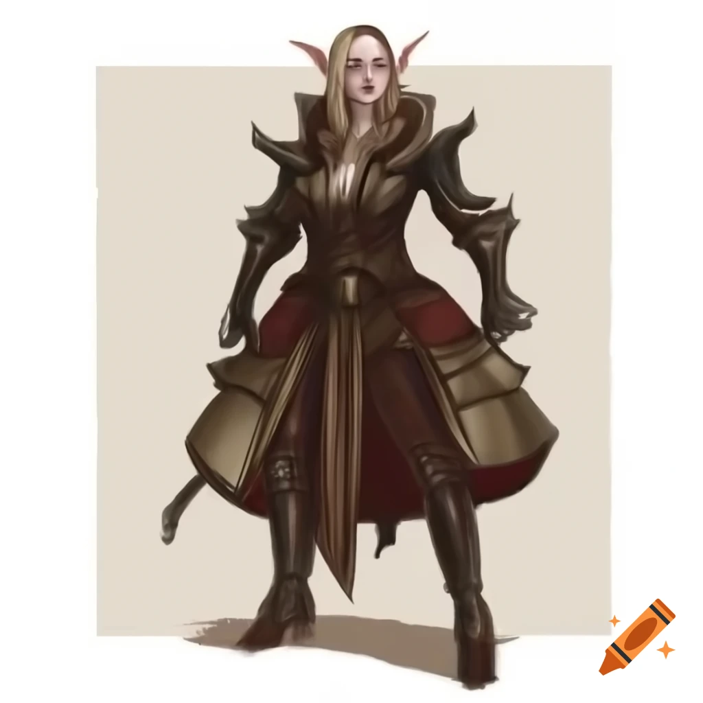 Female Dalish elf in casual wear inspired by medieval aesthetics, Dragon Age: Inquisition