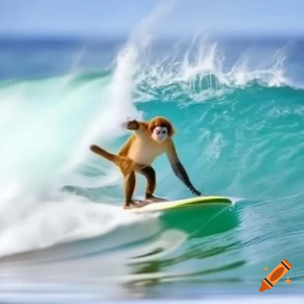 zombie-surfing-on-a-giant-wave-on-craiyon