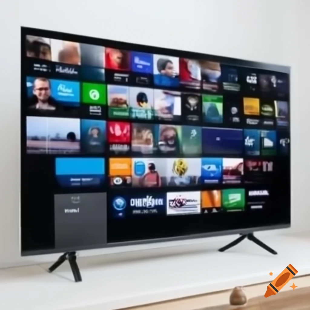 Smart TV displaying a channel