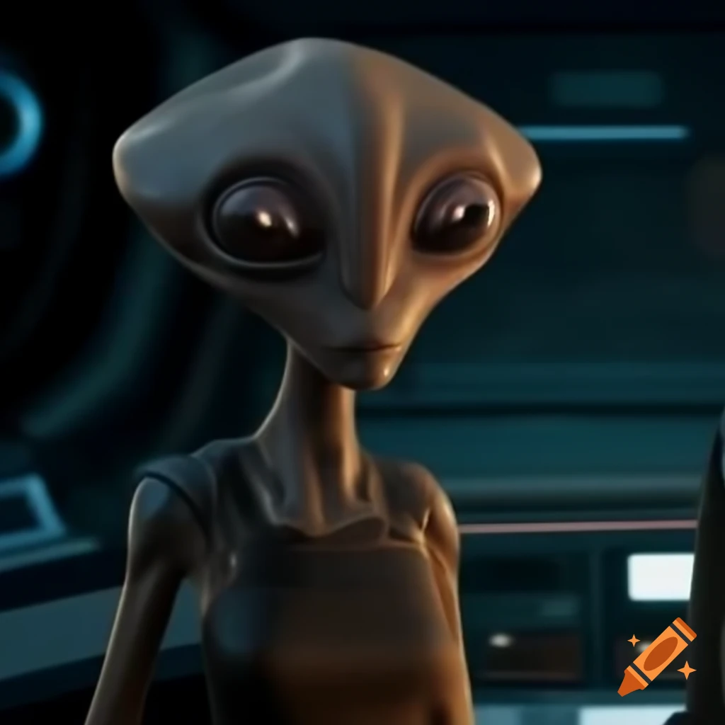Group of diverse alien humanoids within Mothership transport chambers