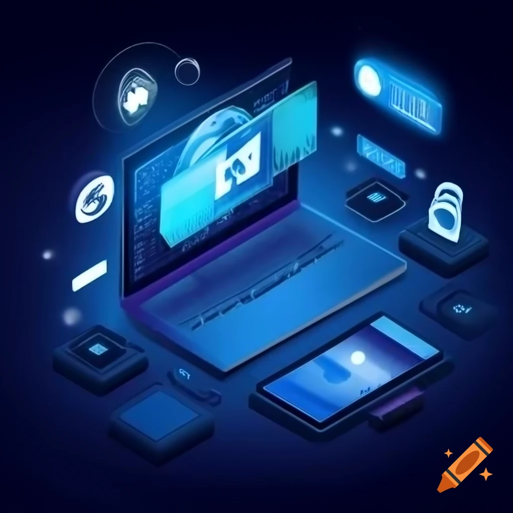 Concept of internet and digital technology