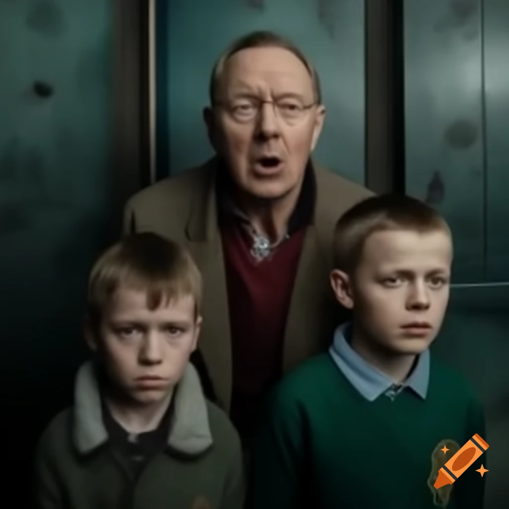 Strict teacher reprimanding students in classroom setting