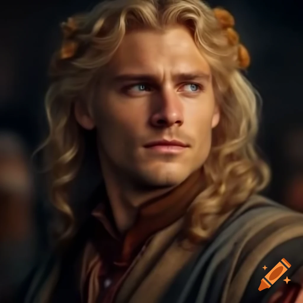 Renaissance portrayal of a handsome blonde young man reminiscent of Romeo