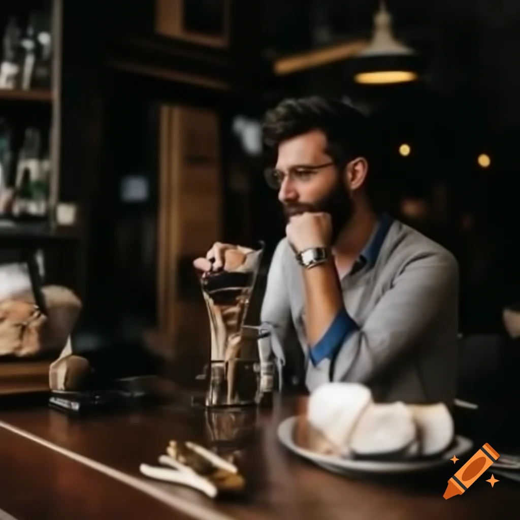 Stylish individual reflecting Brooklyn hipster culture