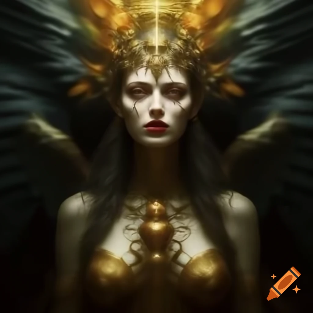 Alien battle scene aboard Zarkothian Mothership with Angel Vampire Queen