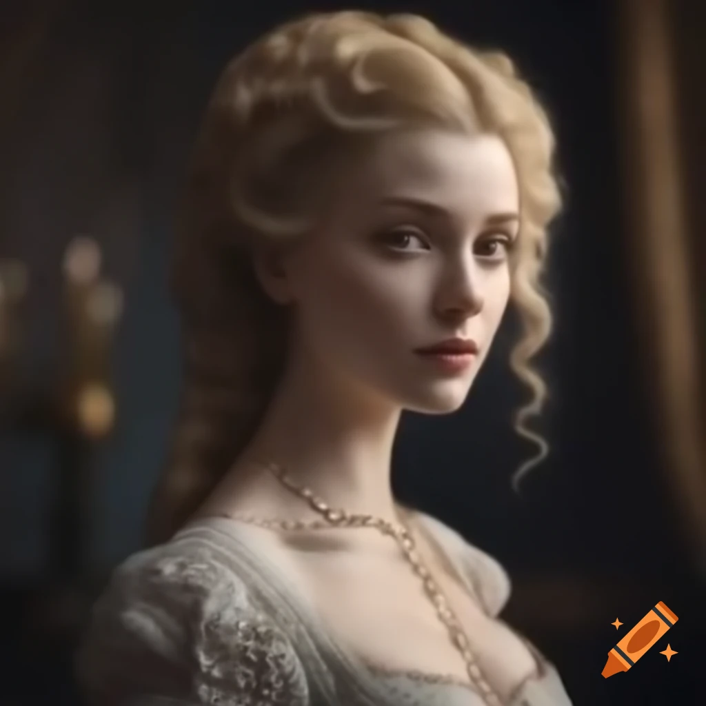 Elegant Victorian portrait of a lovely blonde lady