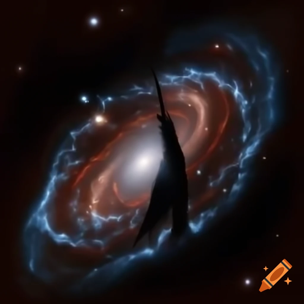 A surreal depiction of awakening in bed, cosmic memories fading