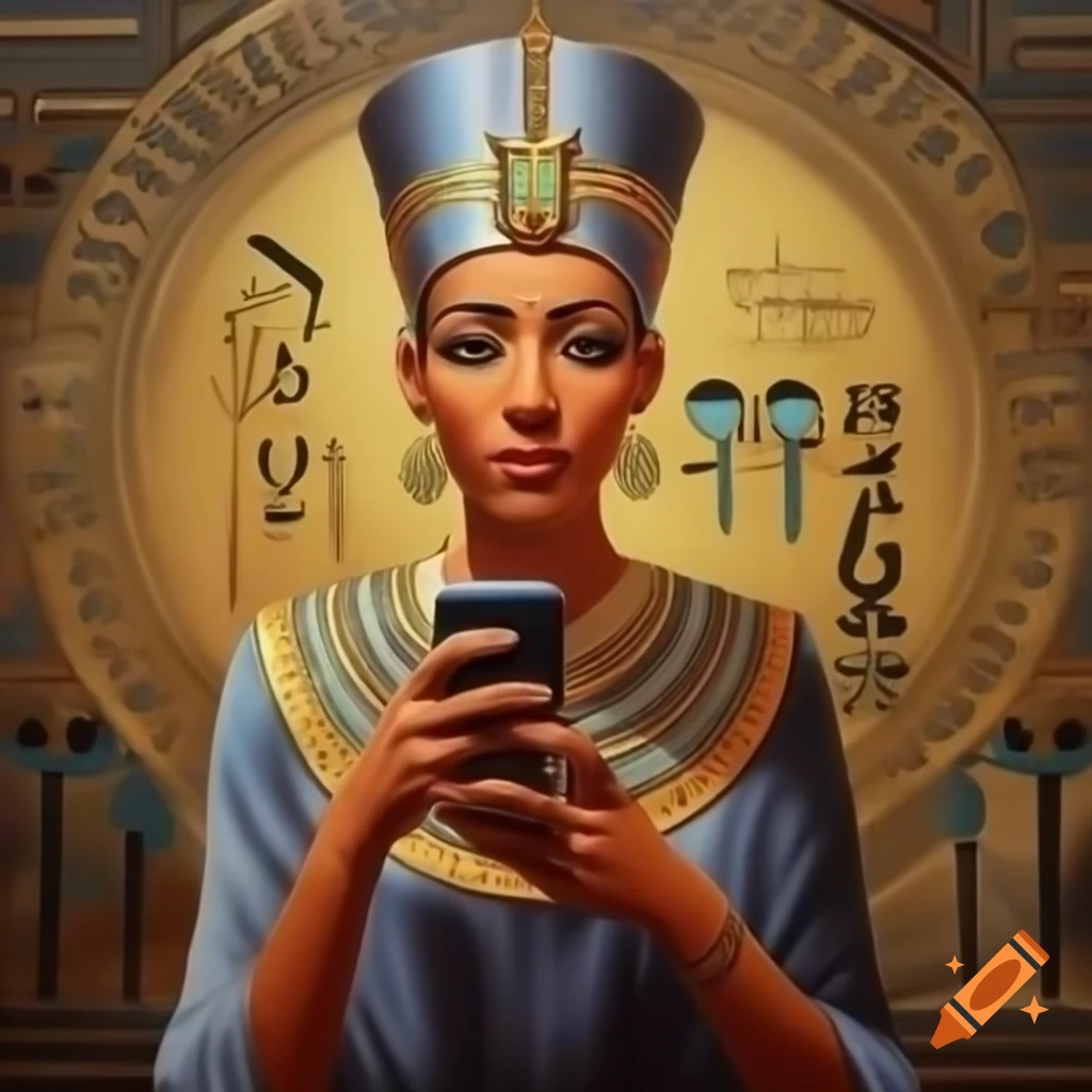 Portrait of queen amytis of babylon on craiyon
