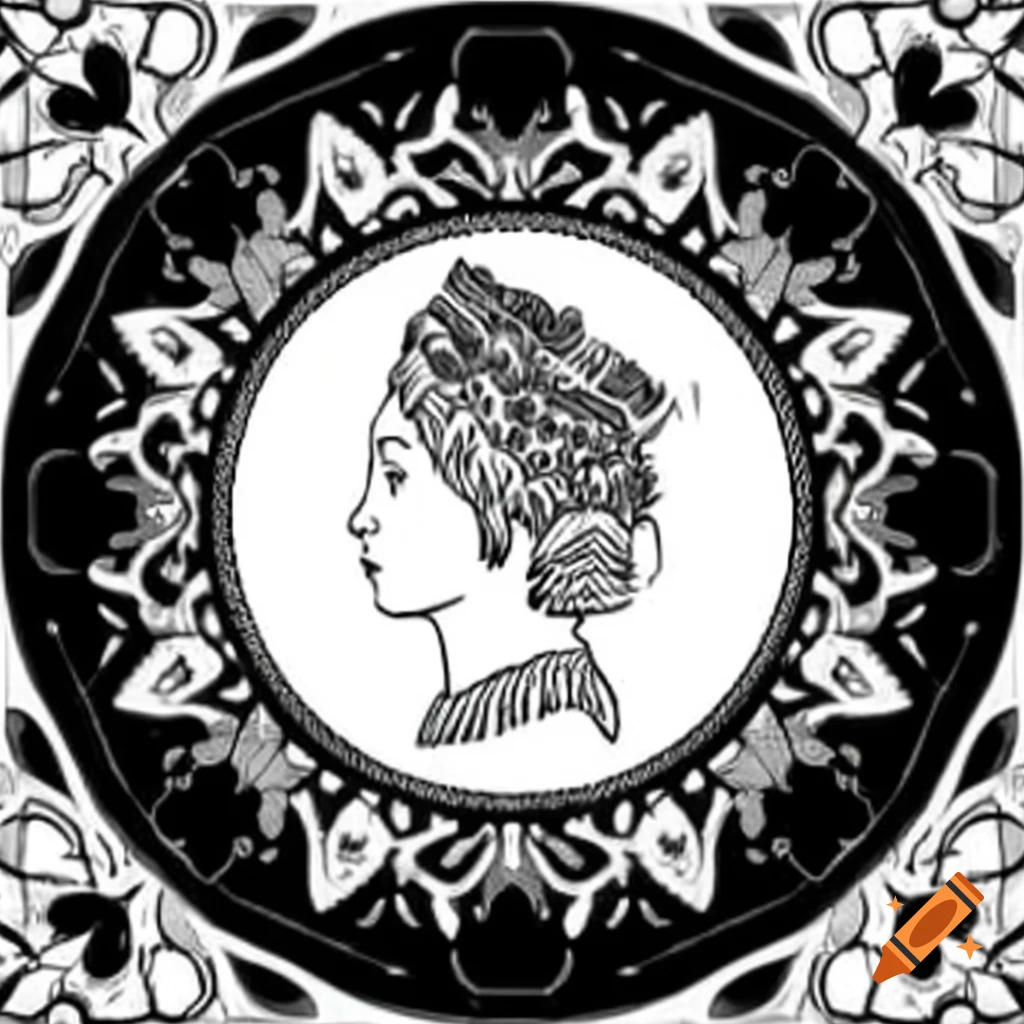 Circular logo with ornate border reminiscent of ancient medallions, historical significance