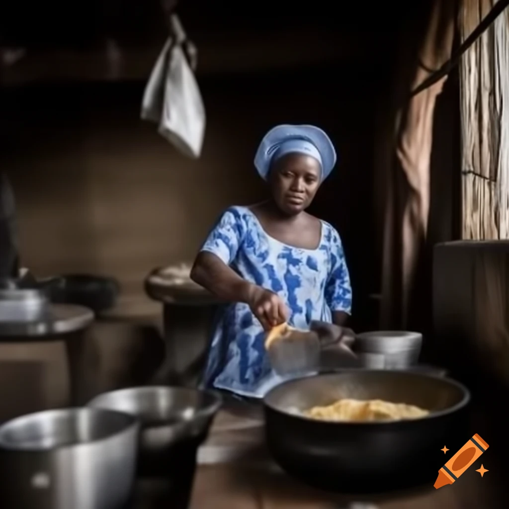 Single mother managing logistics to refill cooking gas in Nigeria