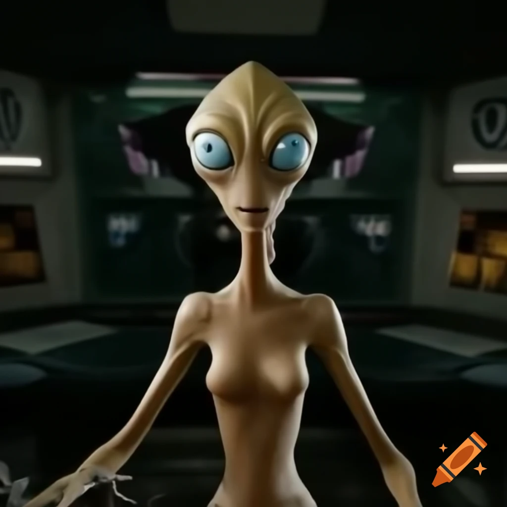 Group of diverse alien humanoids within Mothership transport chambers