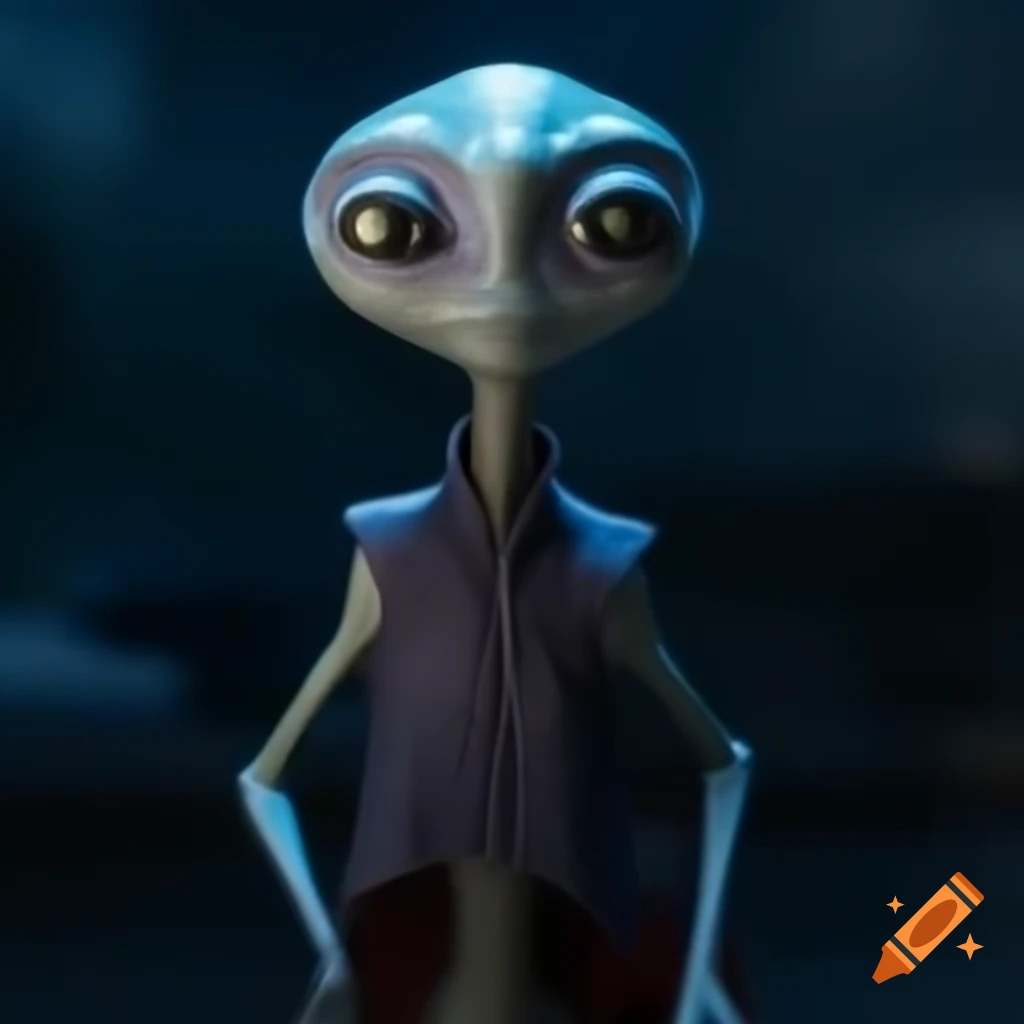 Diverse Zarkothian aliens displaying curiosity and caution