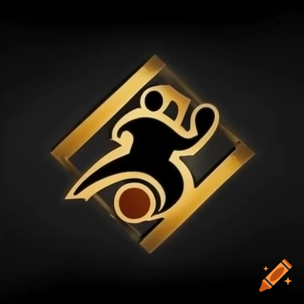 Logo concept for a new basketball league featuring a figure dunking a basketball