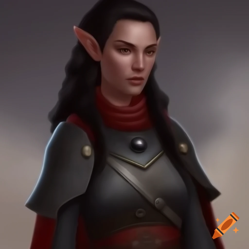 Wild Female Elf In Mongolian Clothing Inspired By 80s Fantasy Art On 