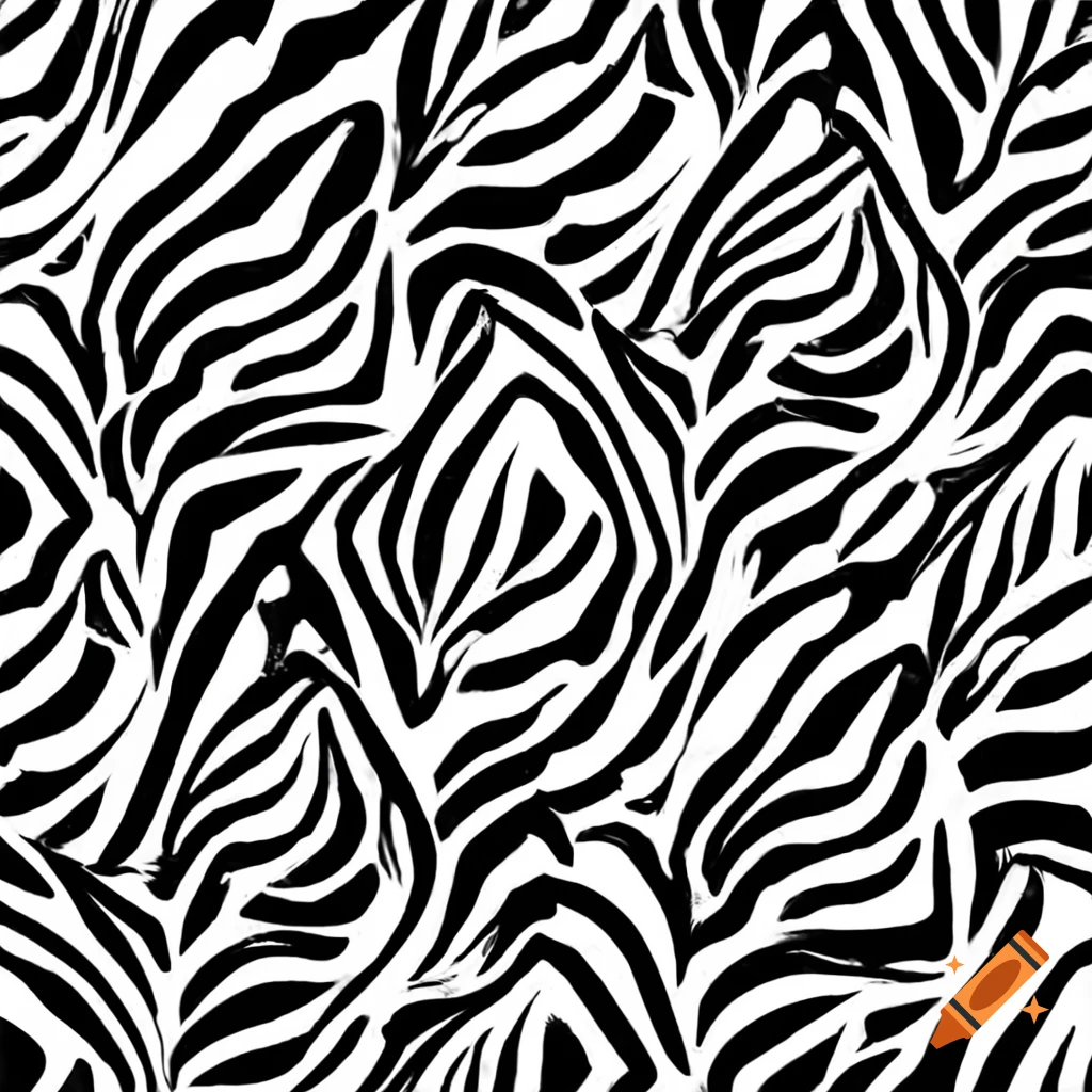 Zebra skin texture with distinctive black and white stripes
