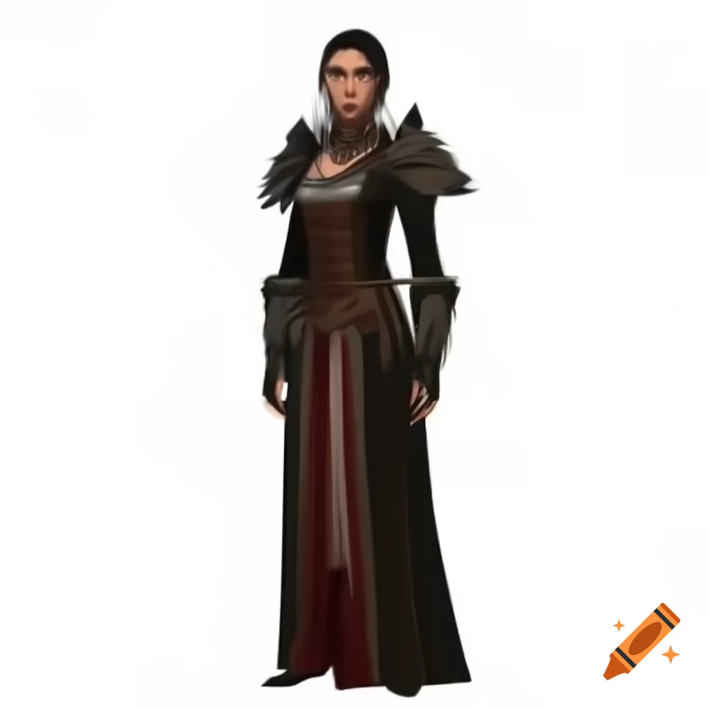 Female Dalish elf in casual medieval-inspired outfit from Dragon Age: Inquisition