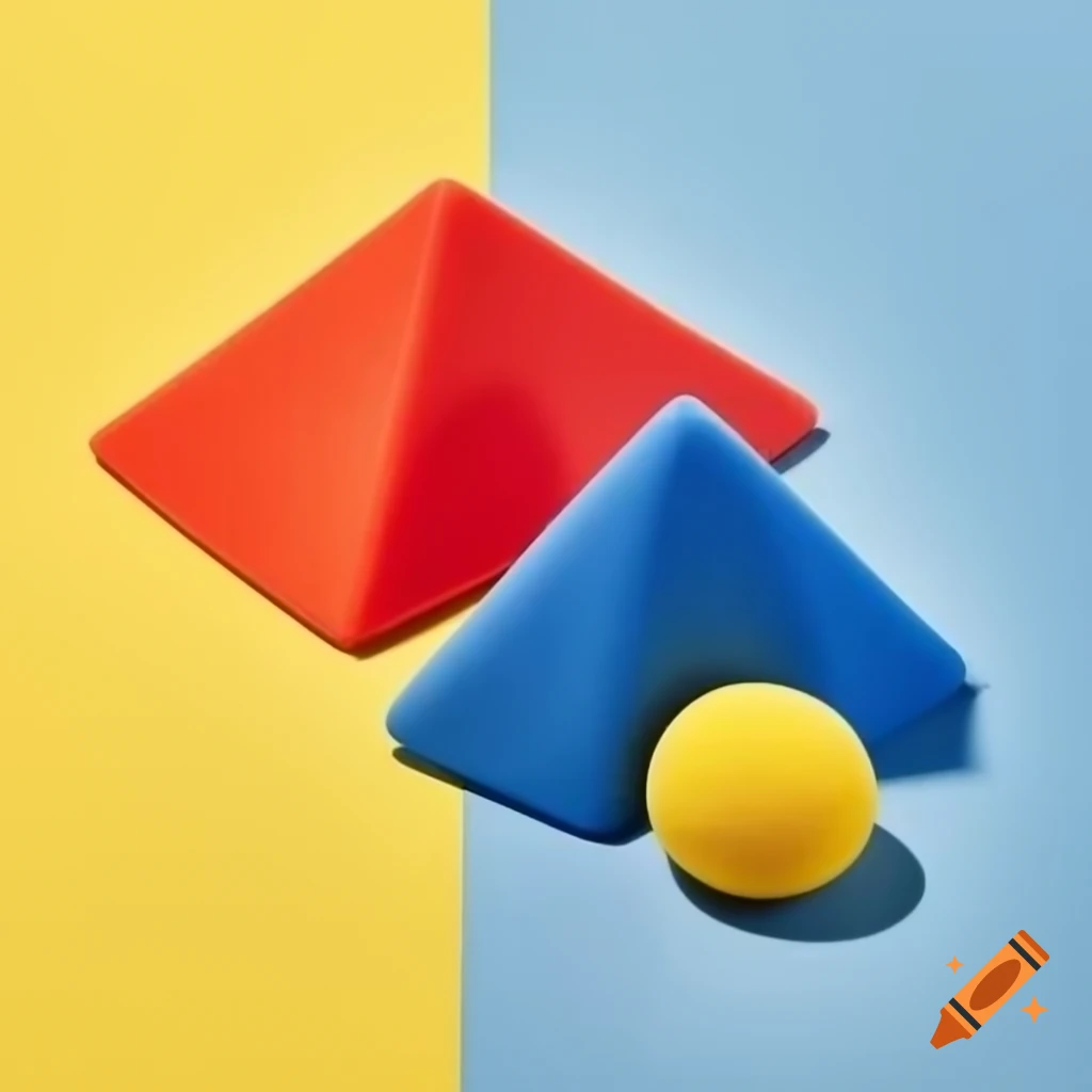 Three mounds of primary colored playdough: red, yellow, blue