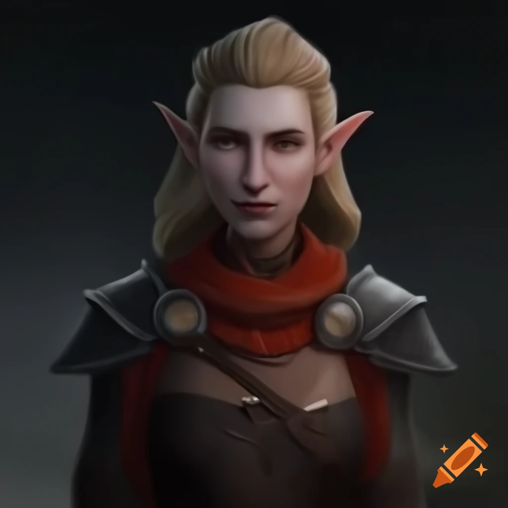 Female Dalish Elf In Casual Wear From Dragon Age Inquisition With 
