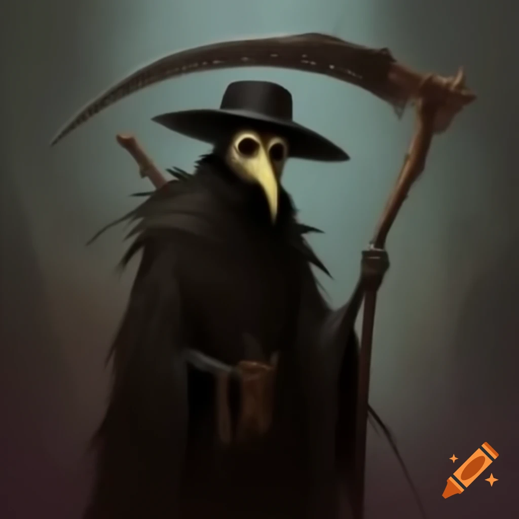 Plague doctor's scythe, an historic medical tool