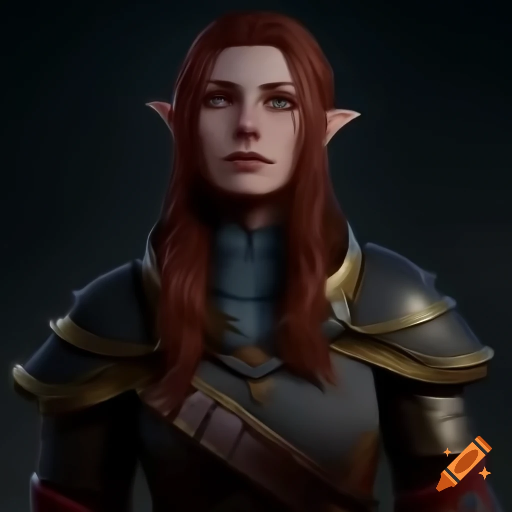 Female Dalish elf in casual medieval-inspired outfit from Dragon Age: Inquisition