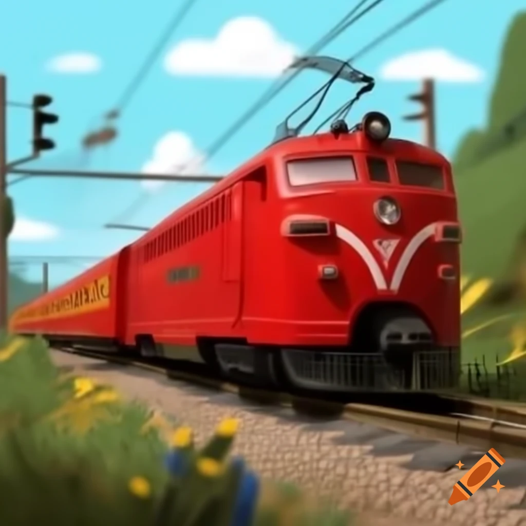 Red Lionel electric train