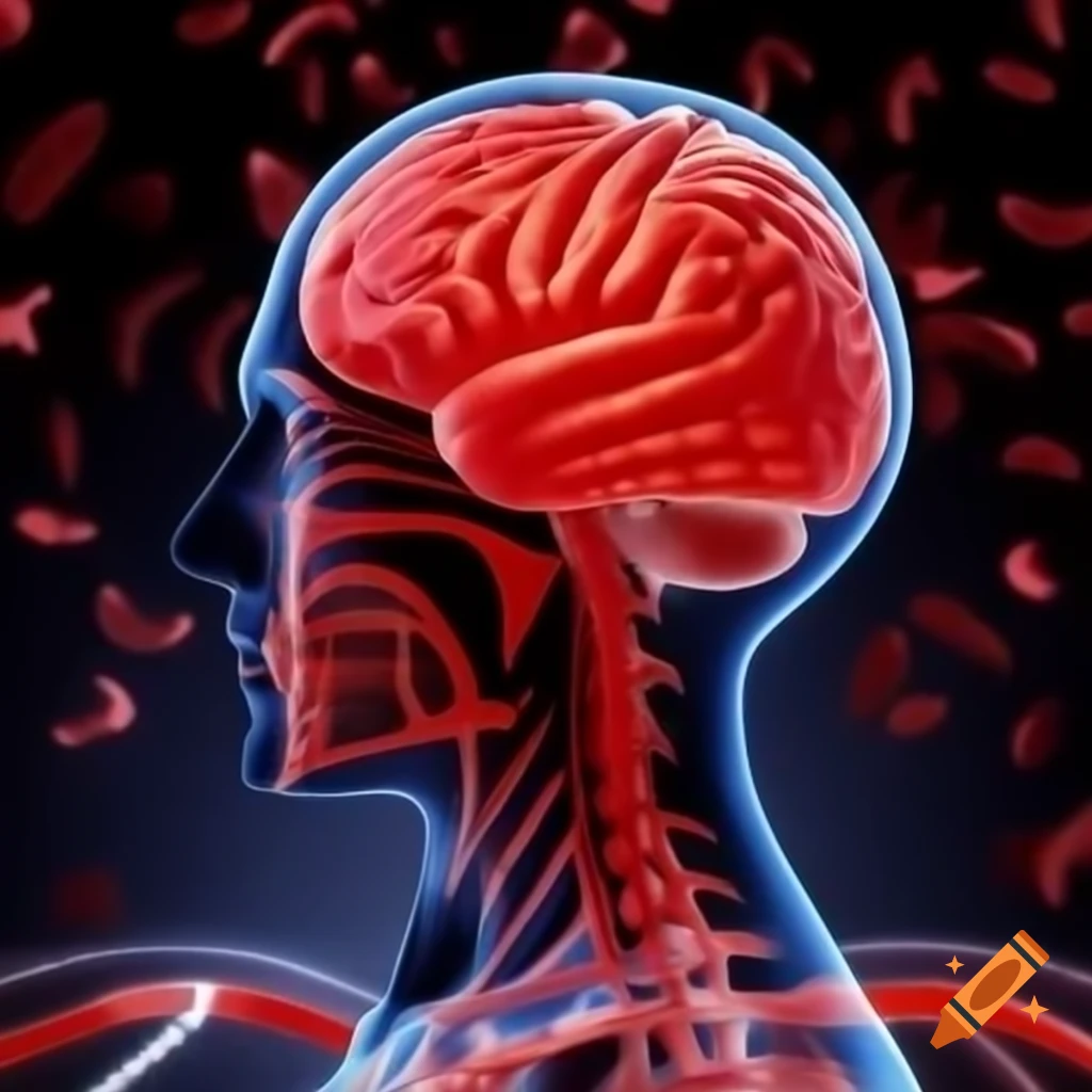Language center of the brain illuminated with words from various