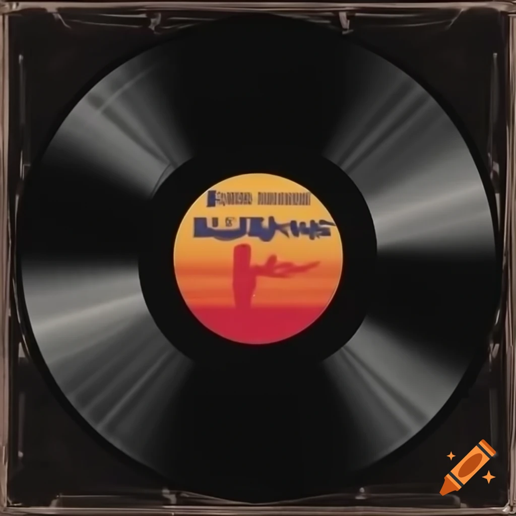 Retro style album cover featuring Jewish rapper