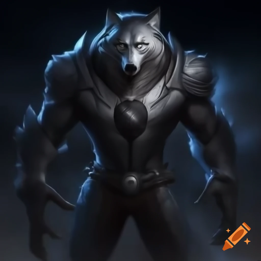 Rico Garcia's suit designed for strength and wolf-like transformation, blending practicality and animalistic edge