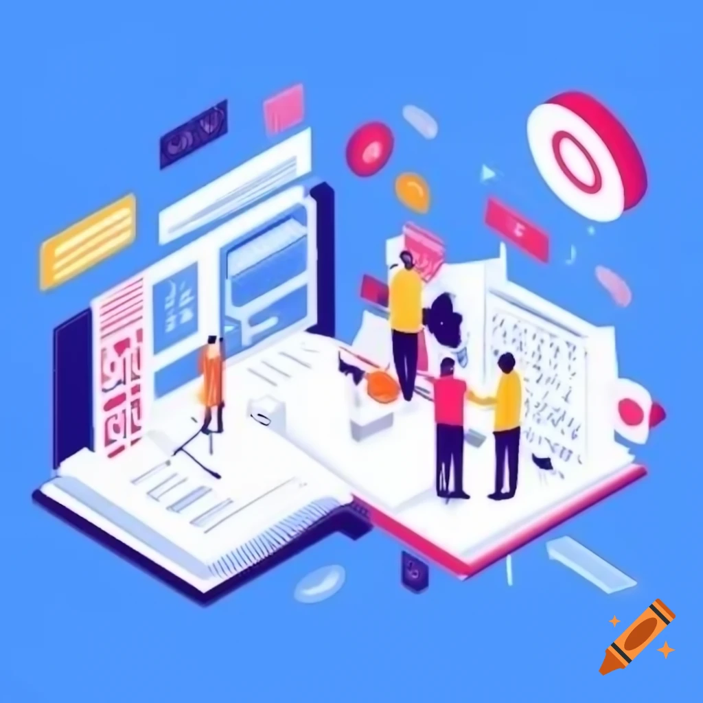 Illustration of open innovation initiatives in a collaborative environment