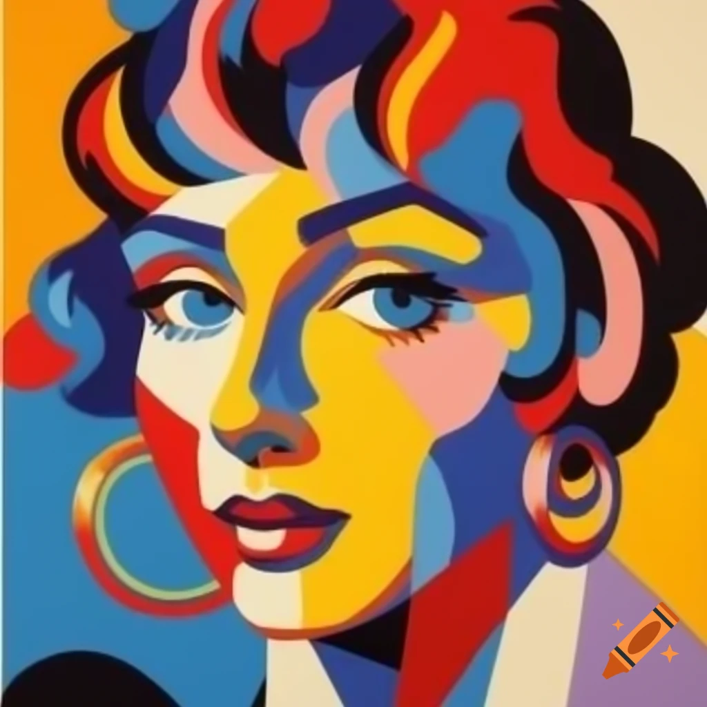 Cubism expressionism art-brut fresco