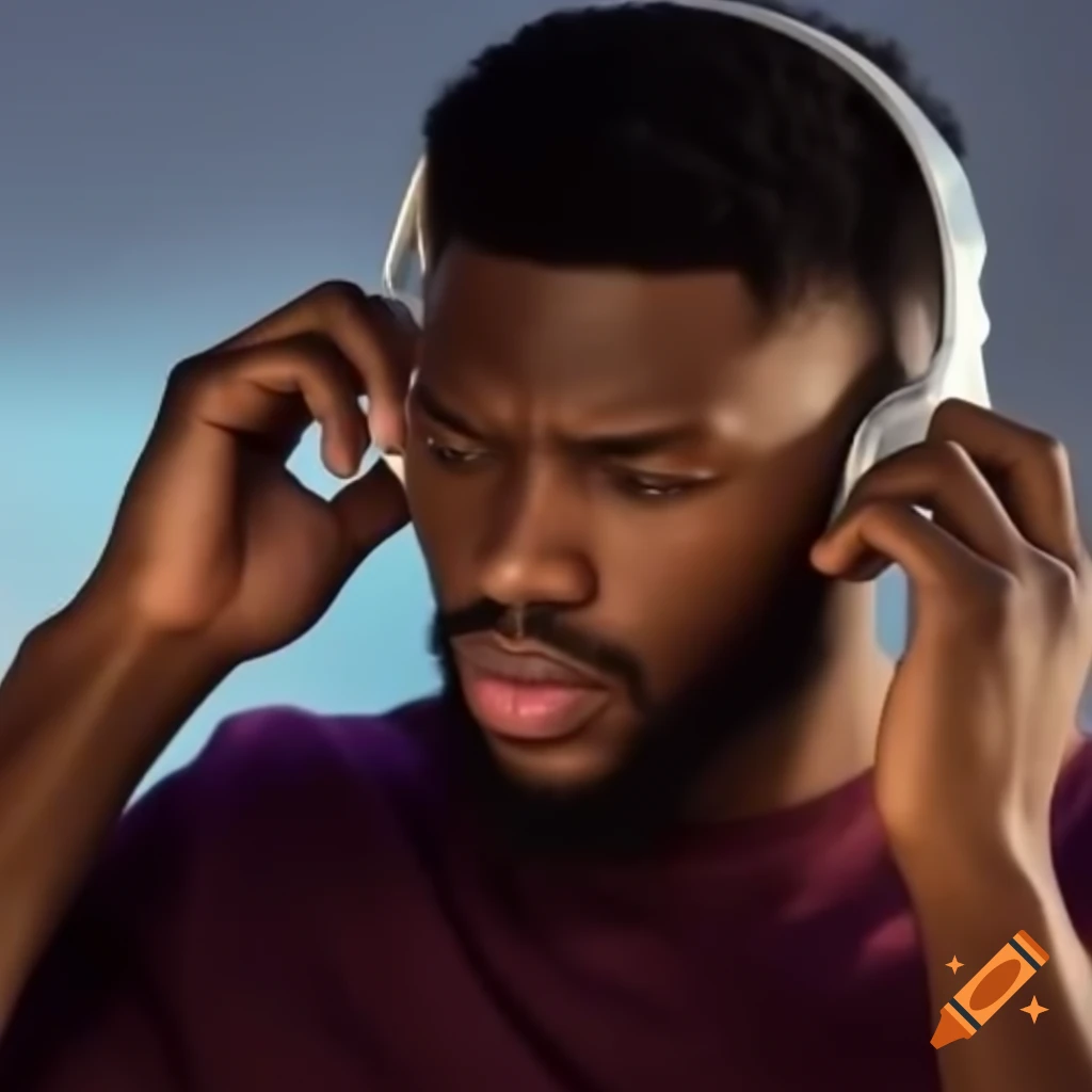 Disappointed person trying to connect Bluetooth headset to phone