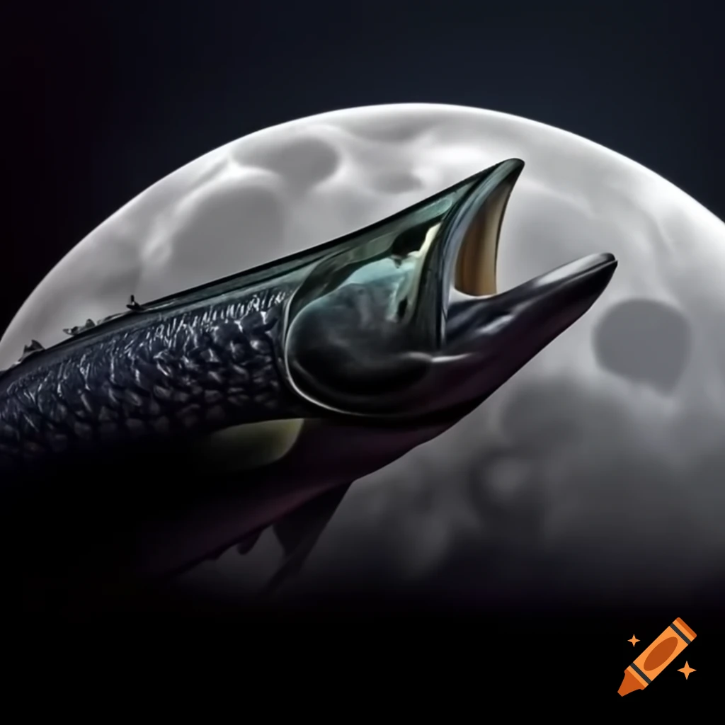 Salmon on the moon