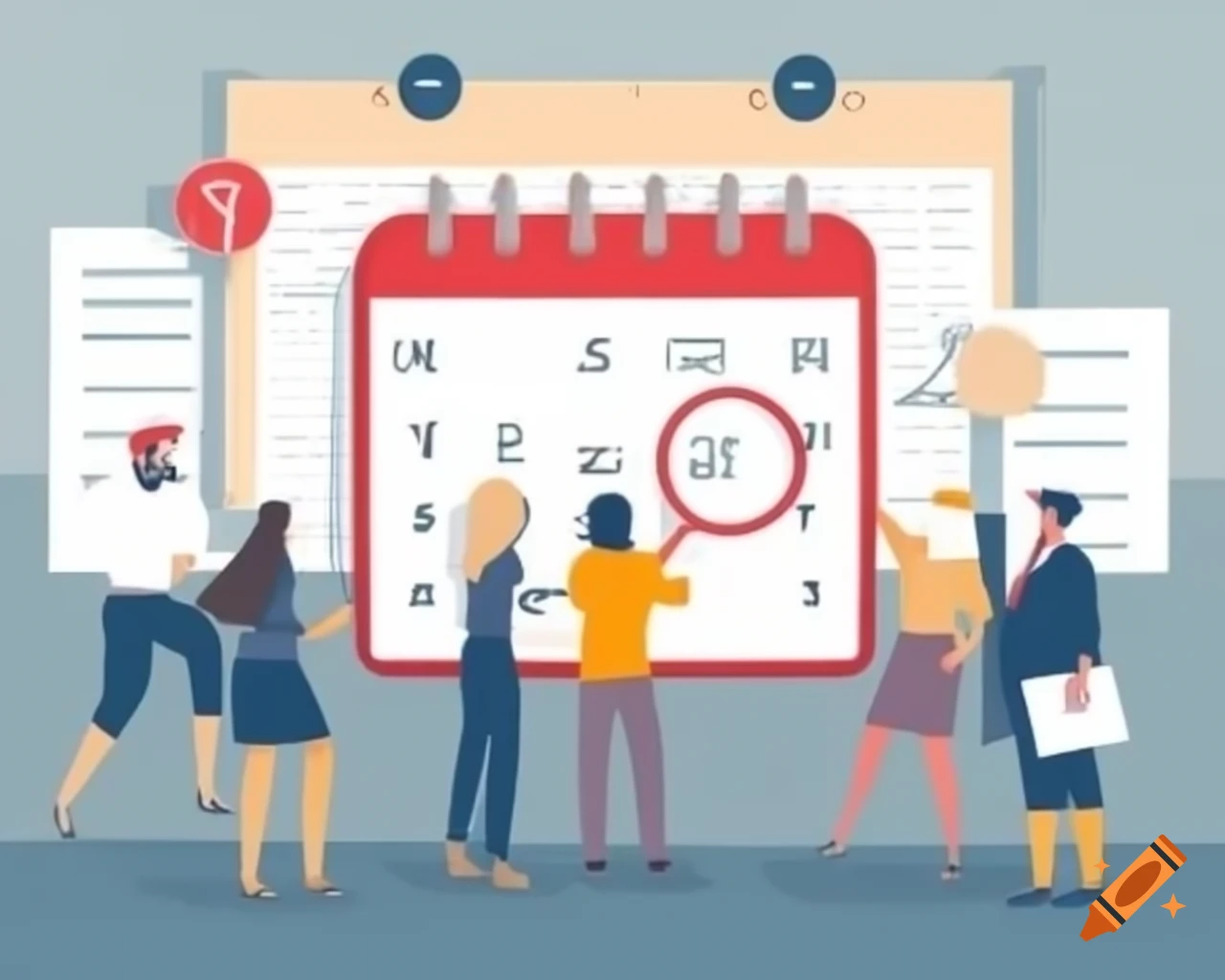 Researchers Studying A Multilingual Robot Head Among Books And Tools On researchers-studying-a-multilingual-robot-head-among-books-and-tools-on