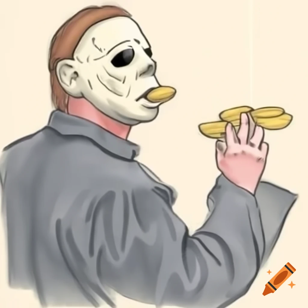 Courtroom sketch of character eating chips during murder questioning