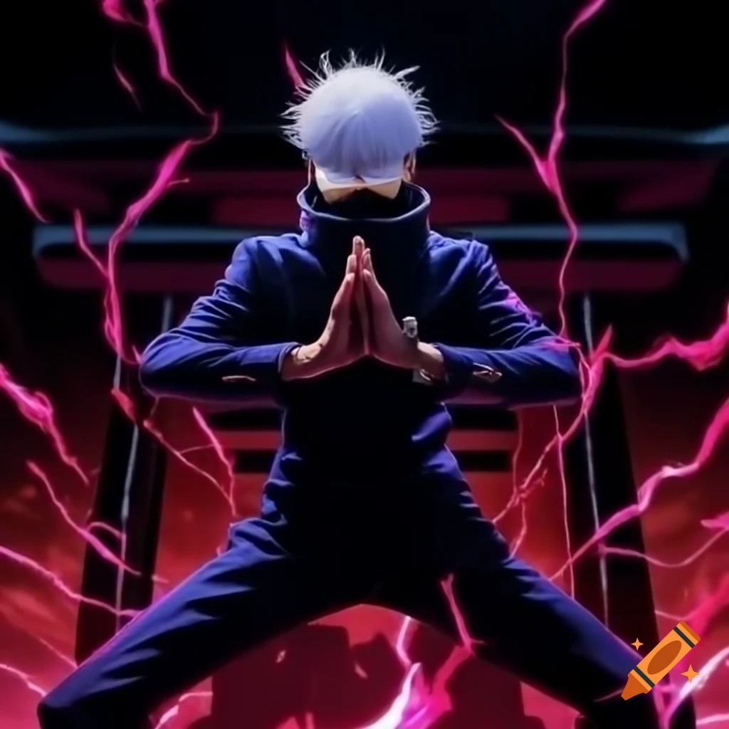 Satoru Gojo fighting Ryomen Sukuna at Malvorent Shrine