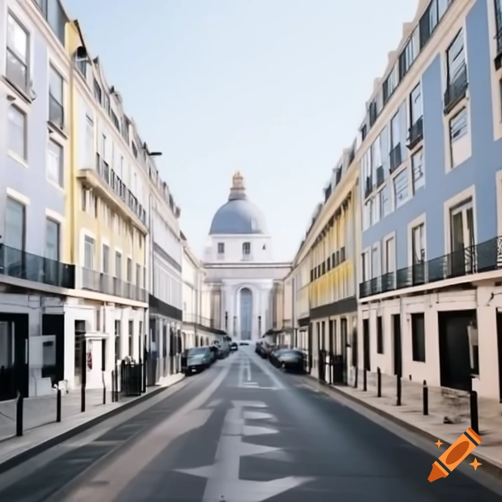 Famous European cities: Lisbon, Madrid, Paris, London
