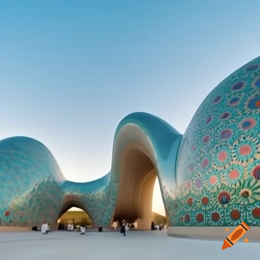 Contemporary architecture of Samarkand designed by Zaha Hadid