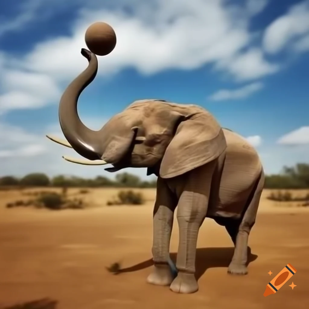 Balloon shaped like an elephant
