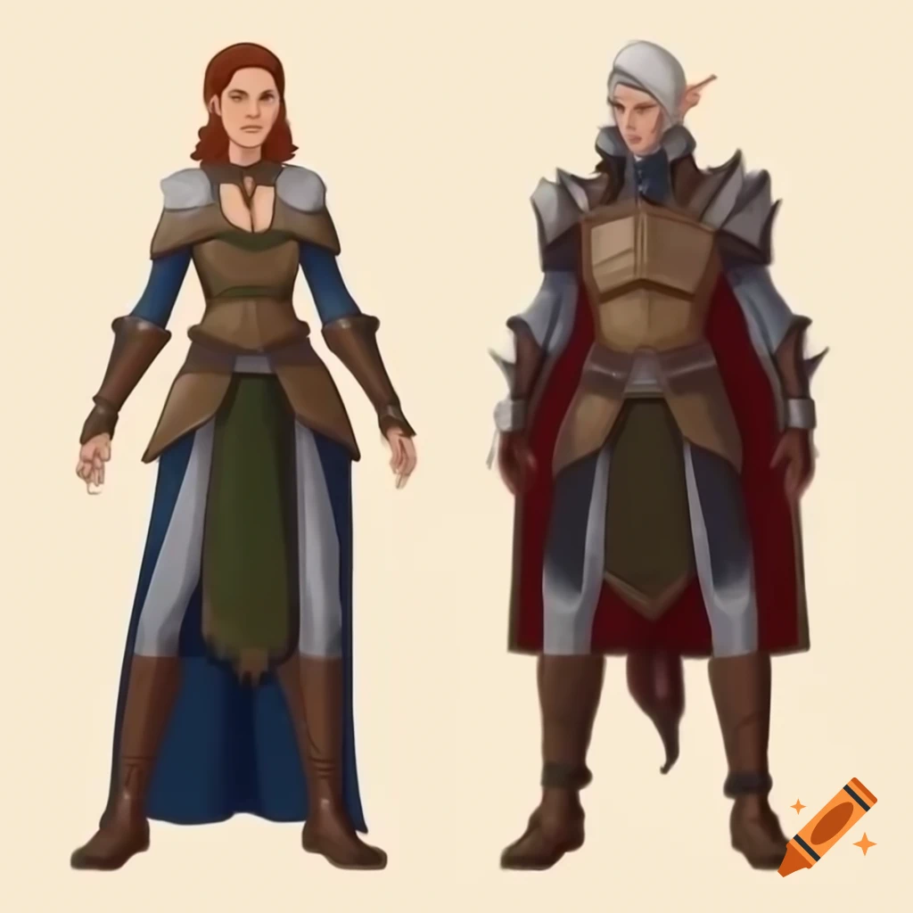 Female Dalish elf in casual medieval outfit inspired by Dragon Age series