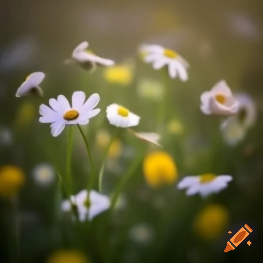 Beautiful flowers captured in low depth of field