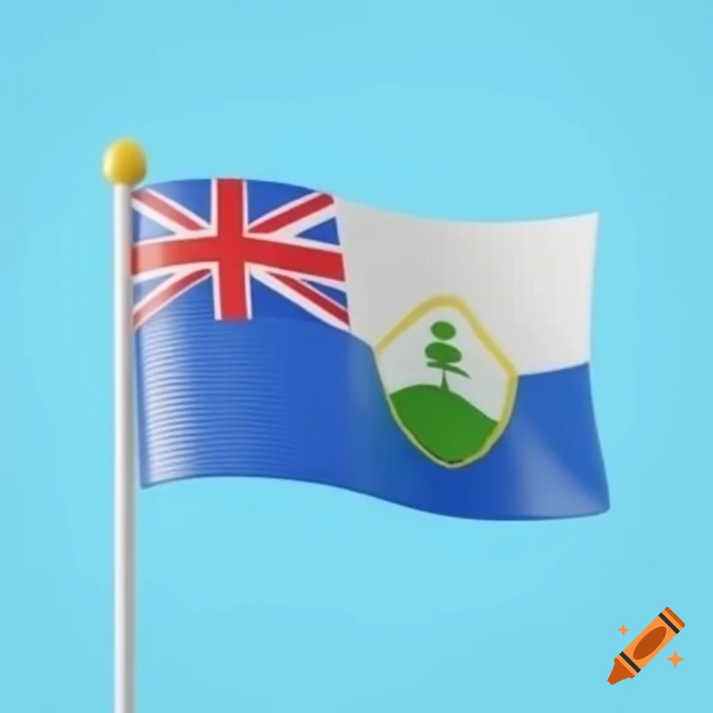 Simple flag design with black yellow and blue colors on craiyon