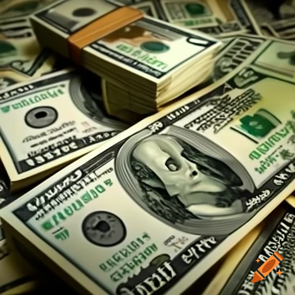 Variety of currency notes and coins