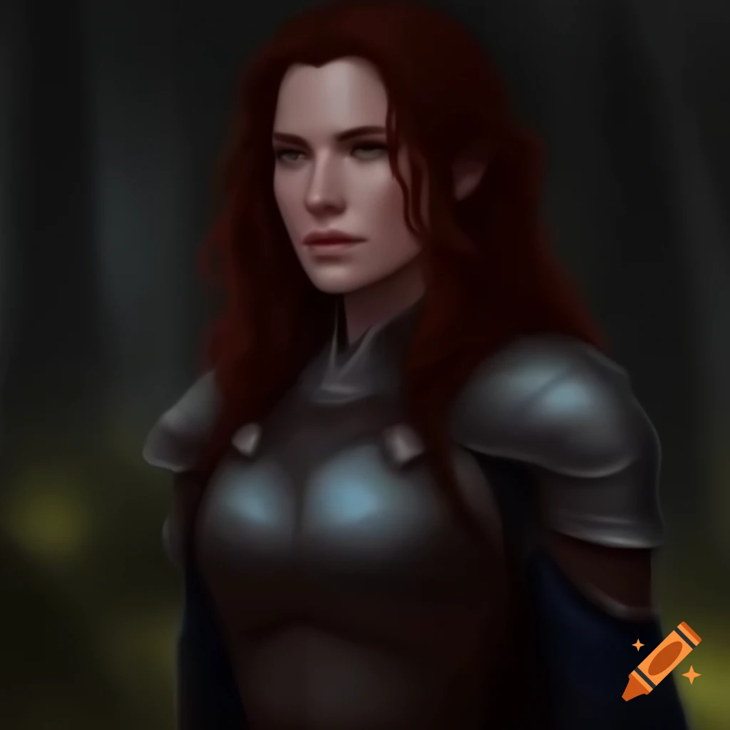 Evangeline Lilly as a fantasy warrior