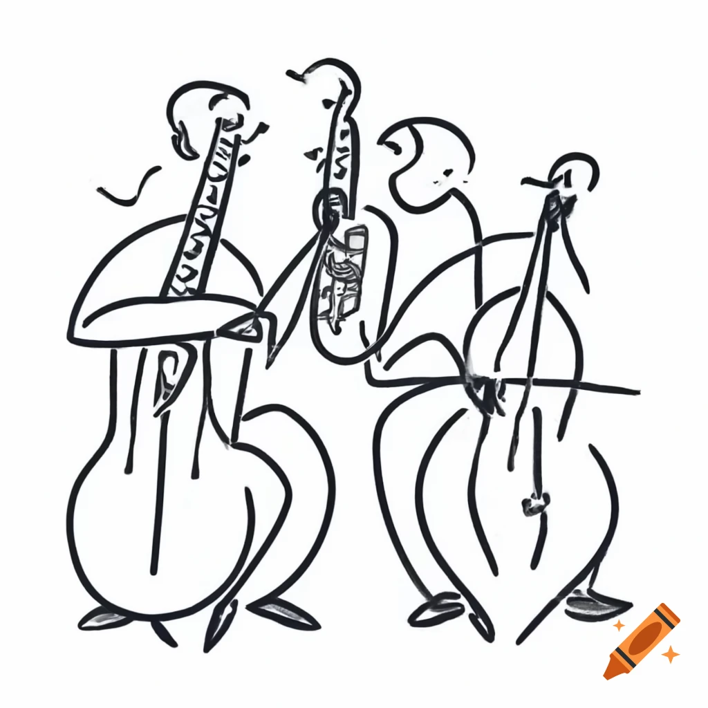 Jazz musician performing