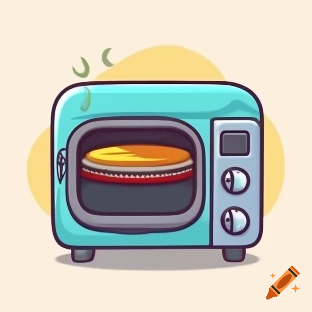 Cartoon-style oven design