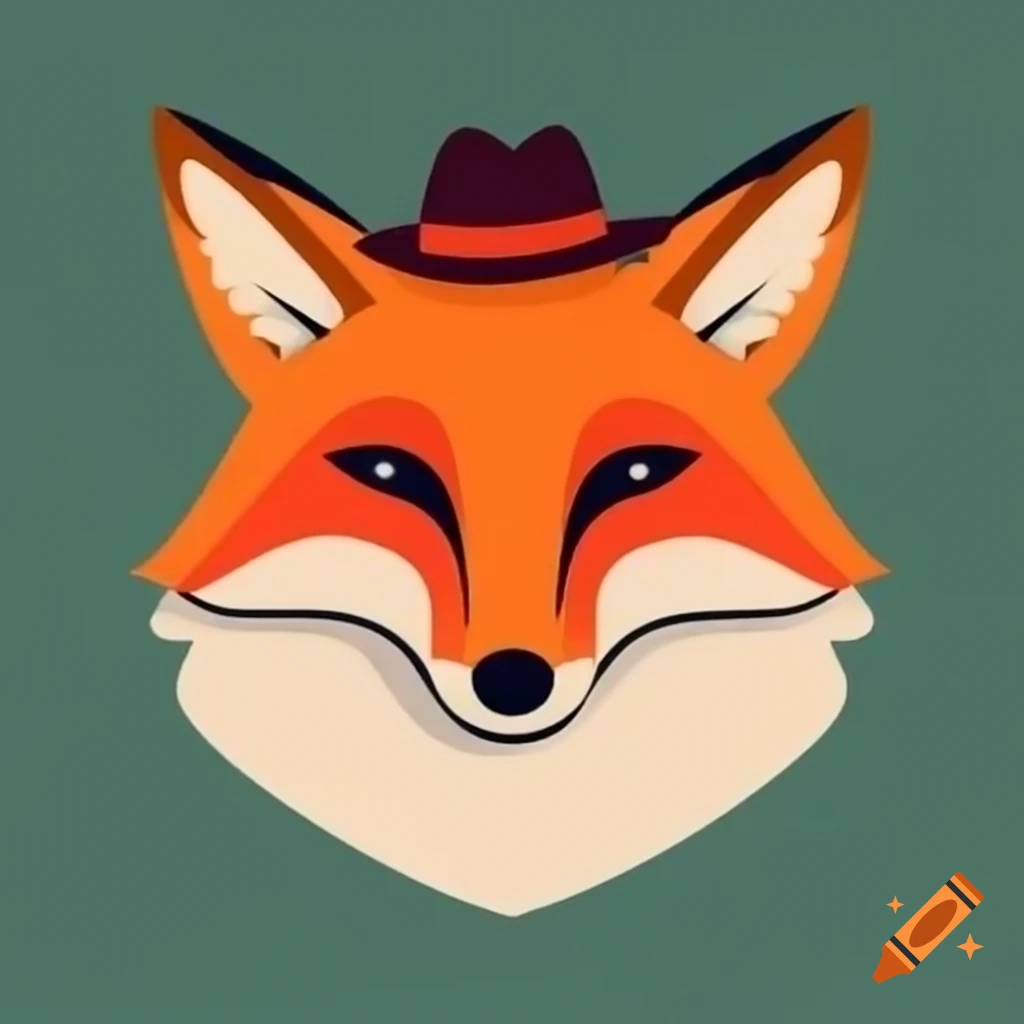 Fox wearing a hat