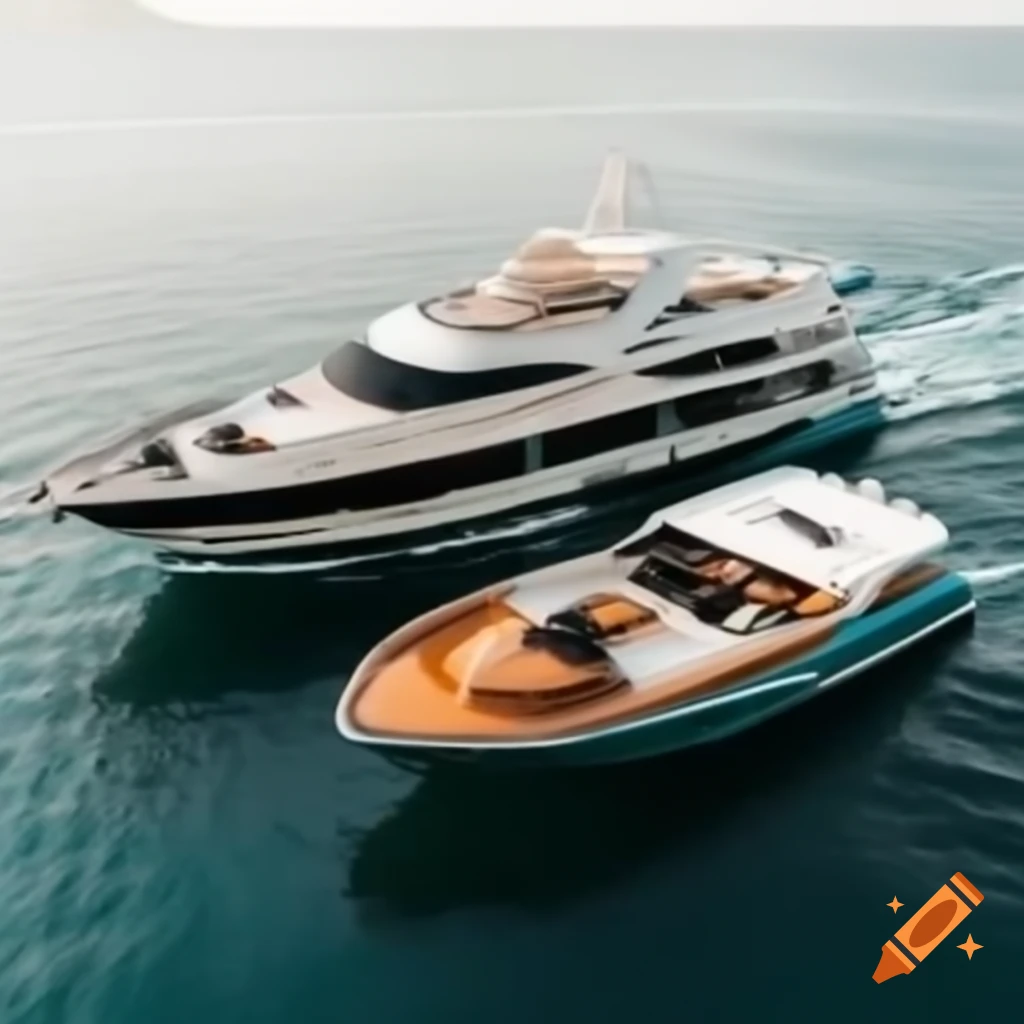 Luxury boat advertisement featuring Danny DeVito