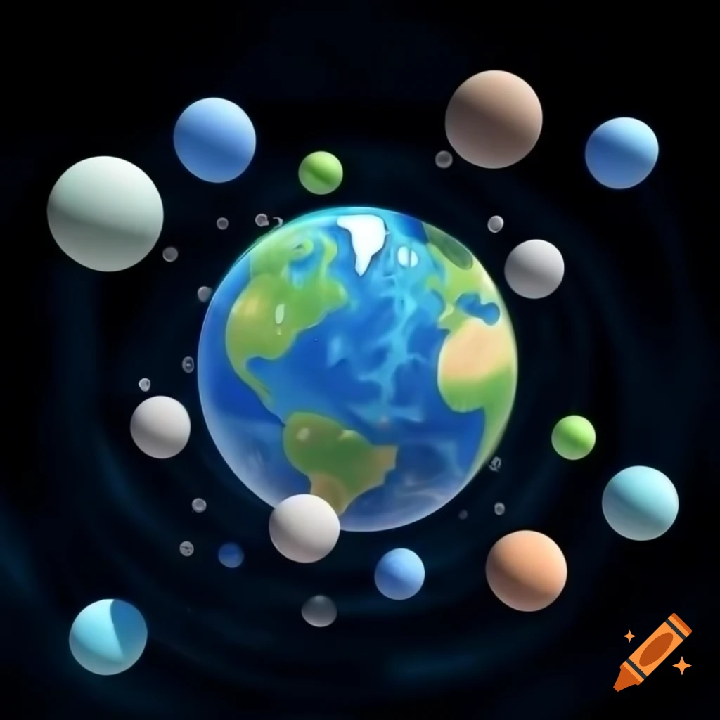 Abstract representation of Terra spheres